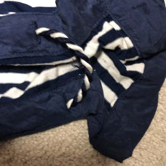 Vineyard Vines navy blue white striped caftan style top - Picture 4 of 4